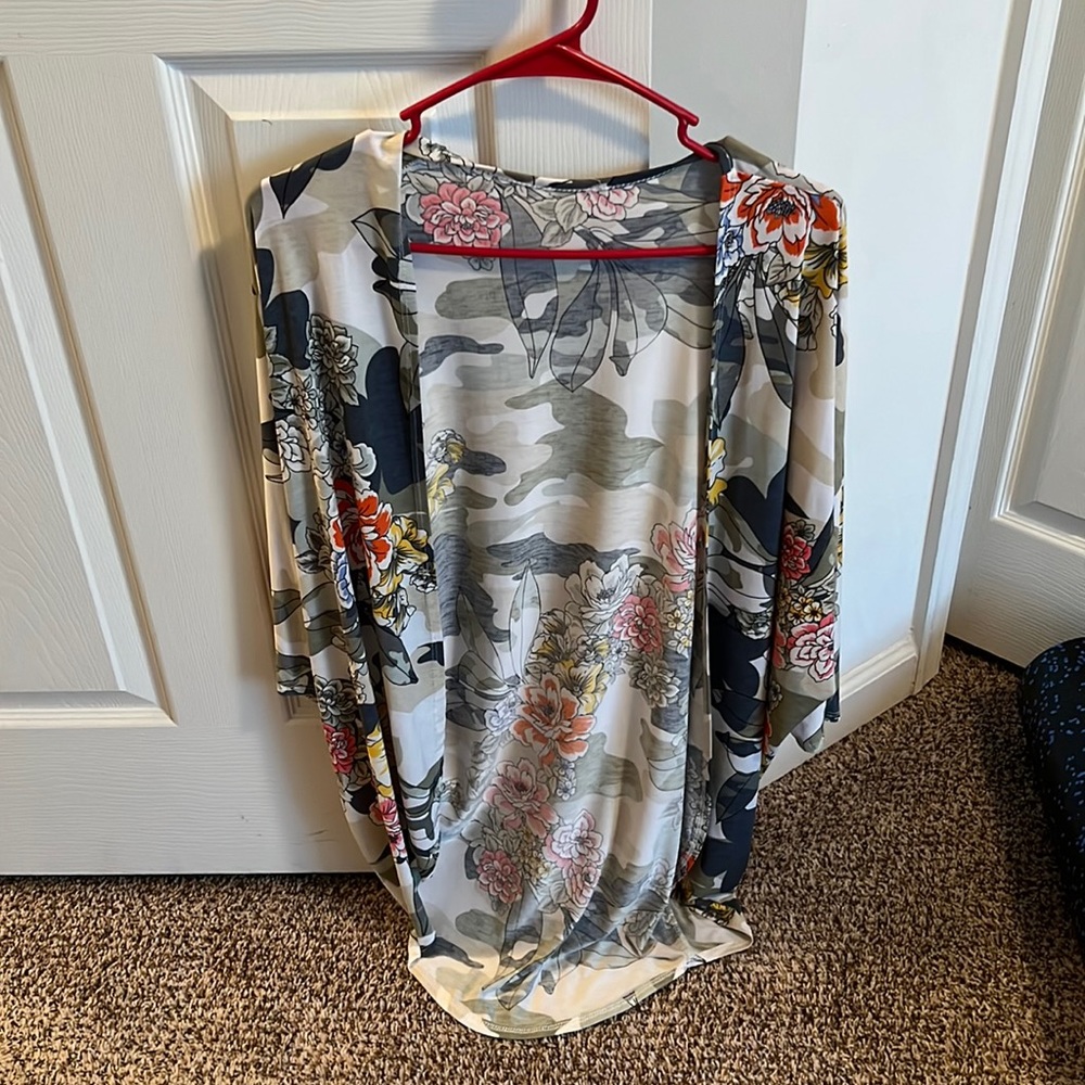 Floral cardigan